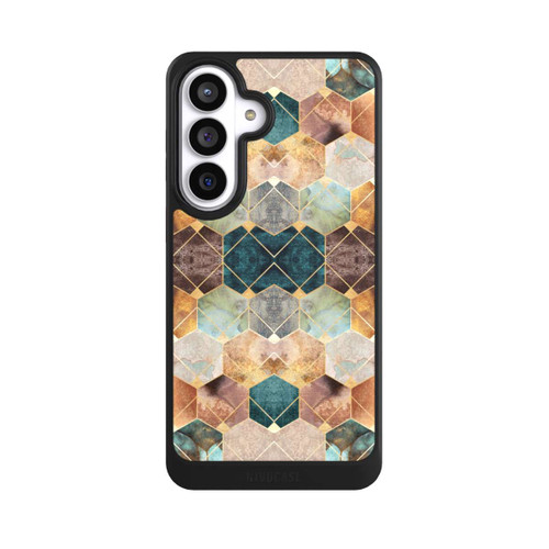 Samsung Galaxy S26+ NIVOcore Naturfarbene Sechsecke und Diamanten