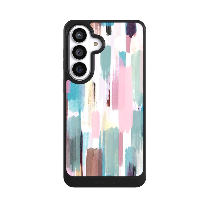 Galaxy S26+ NIVOcore Abstrakte Pinselstriche in Pastelltönen