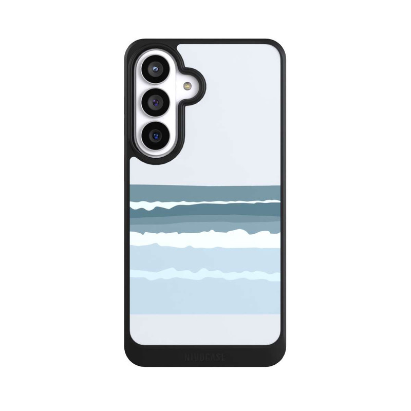 Galaxy S26+ NIVOcore Abstrakte blaue Wellen