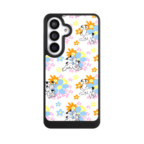 Samsung Galaxy S26+ NIVOcore Idéfix sur fleurs colorées