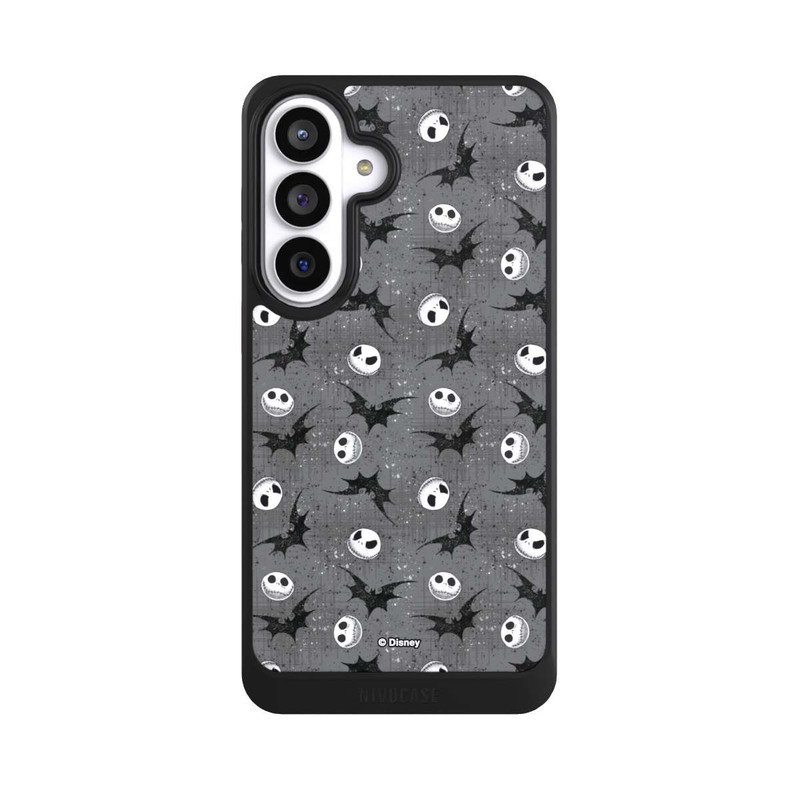 Galaxy S26+ NIVOcore Jack Grey Pattern Tim Burtons Nightmare before Christmas