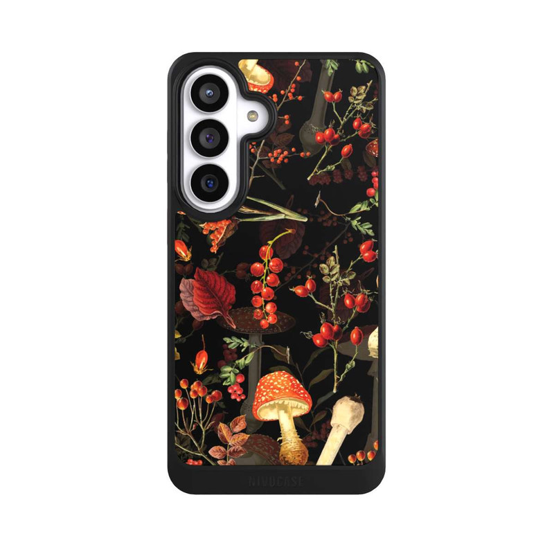 Galaxy S26+ NIVOcore Mushroom Pattern Black