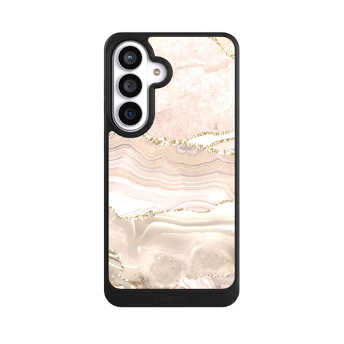 Samsung Galaxy S26+ NIVOcore Marmor rosa-goldene Streifen