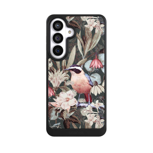 Samsung Galaxy S26+ NIVOcore Orange Bird in Vintage Flower Pattern