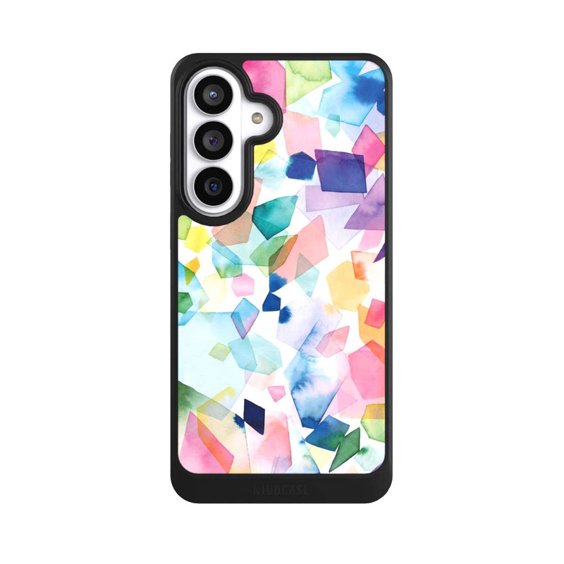 Galaxy S26+ NIVOcore Bunte Aquarelledelsteine ​​und Diamanten