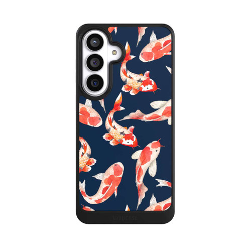 Samsung Galaxy S26+ NIVOcore Koi auf blauem Hintergrund