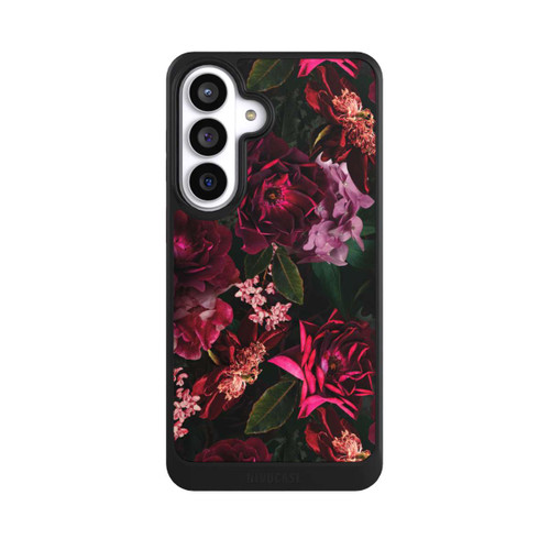 Samsung Galaxy S26+ NIVOcore Dark Red and Pink Flowers