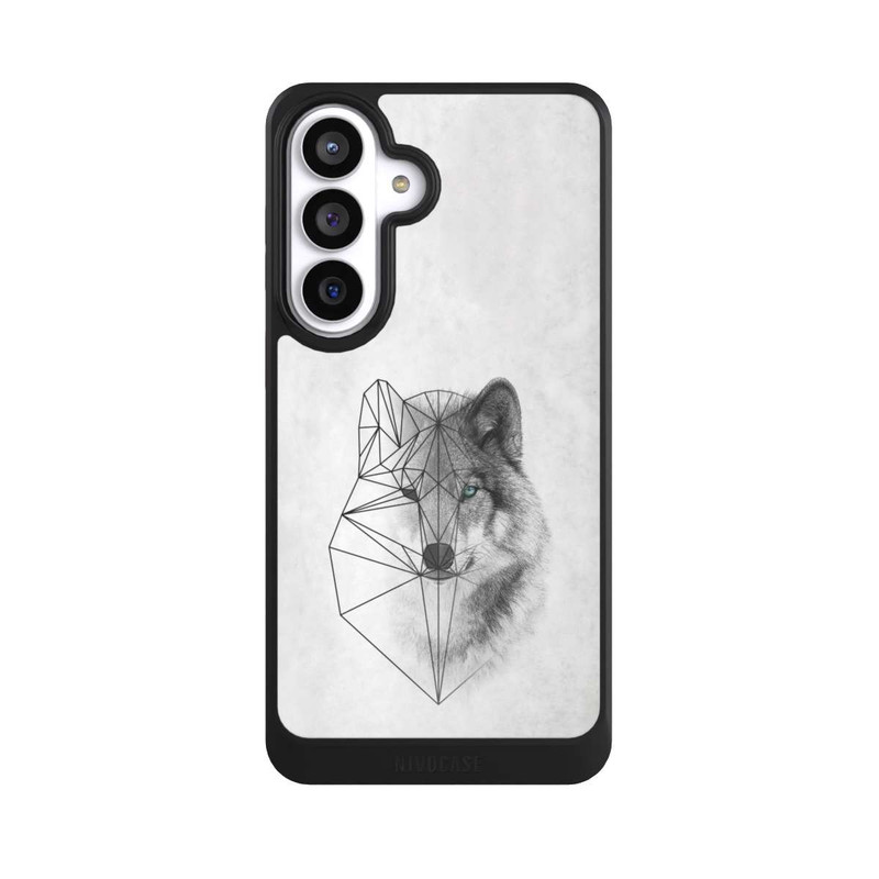 Galaxy S26+ NIVOcore Polygonaler Wolf