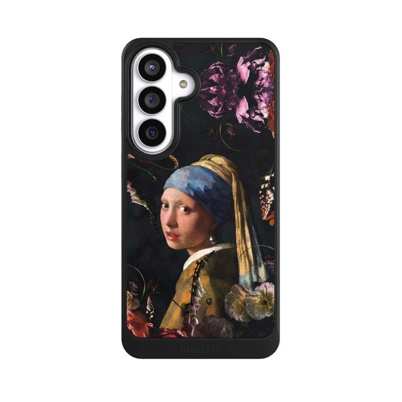Galaxy S26+ NIVOcore Fille avec une boucle d'oreille en perles Roses
