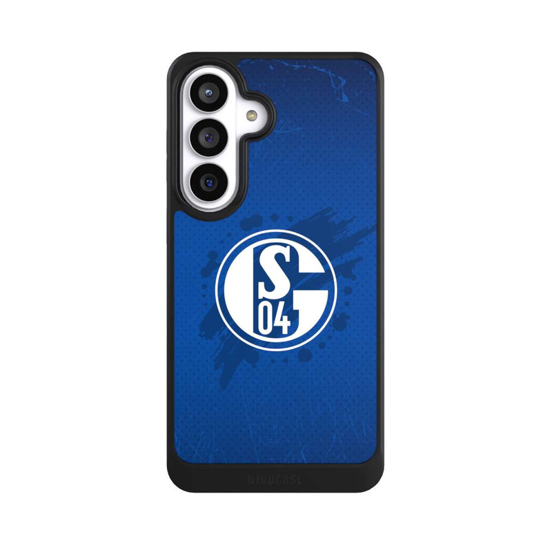 Galaxy S26+ NIVOcore Schalke 04 Farbe Fleck Blau