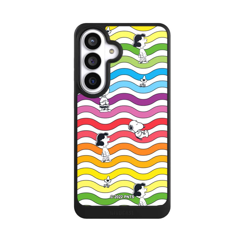 Galaxy S26+ NIVOcore Snoopy Pattern Rainbow