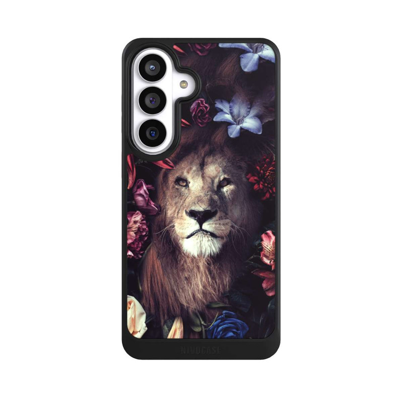 Galaxy S26+ NIVOcore Löwe Blumenrahmen