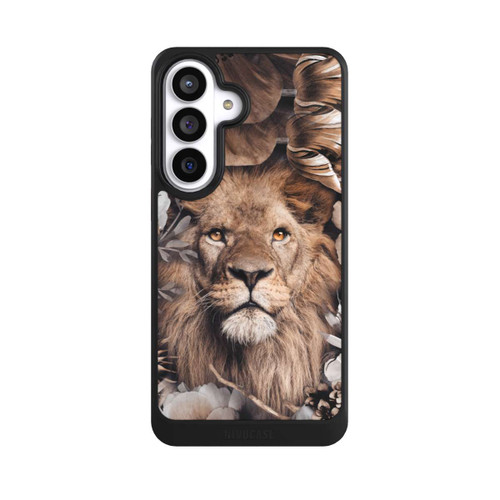 Samsung Galaxy S26+ NIVOcore Löwe Blumenrahmen Beige