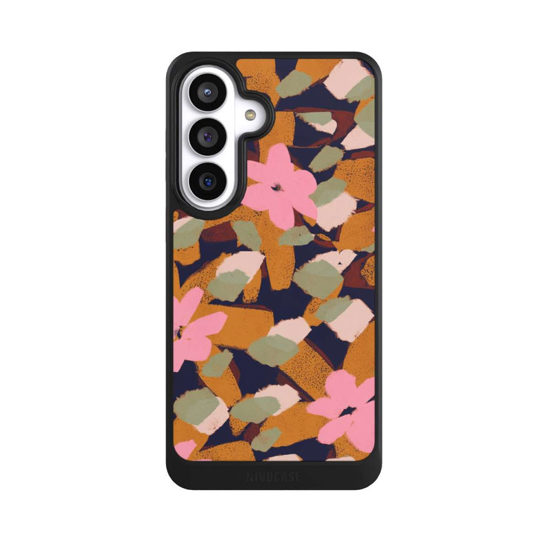 Galaxy S26+ NIVOcore Pattern Fleurs Roses