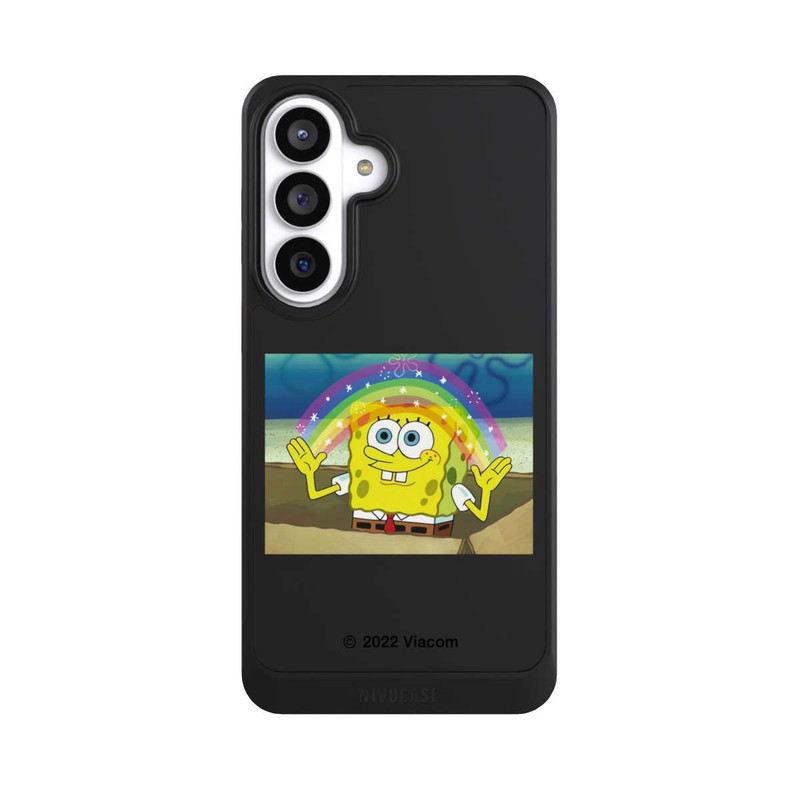 Galaxy S26+ NIVOcore Spongebob - Regenbogen Meme transparent
