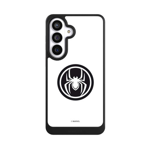 Samsung Galaxy S26+ NIVOcore Spider-Man Spider Logo White