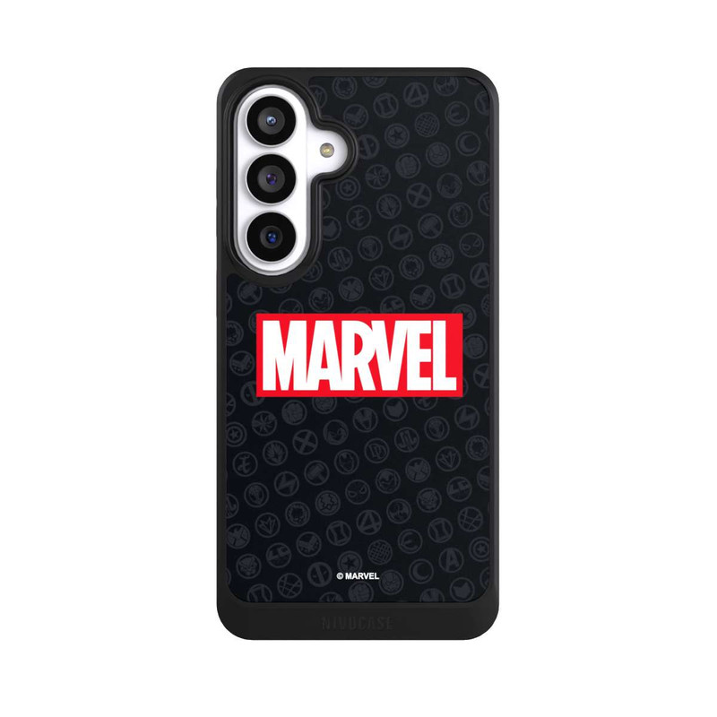 Galaxy S26+ NIVOcore Marvel Logo Black Red 