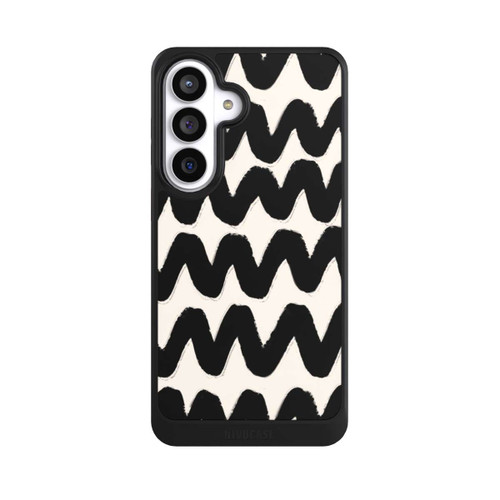 Samsung Galaxy S26+ NIVOcore Vagues Noires Pattern