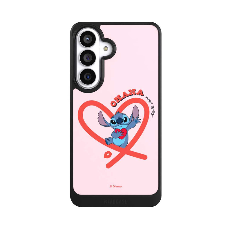 Galaxy S26+ NIVOcore Stitch Ohana Pink Heart