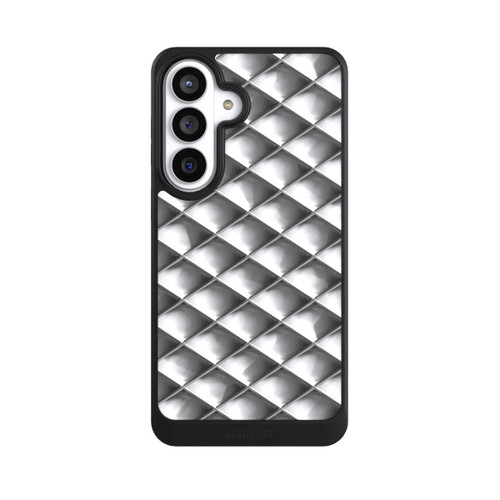 Samsung Galaxy S26+ NIVOcore Glamour Silver Squares