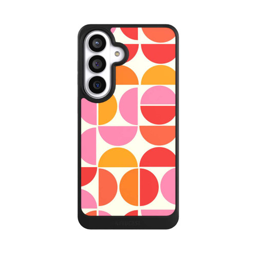 Samsung Galaxy S26+ NIVOcore Retro Trend Pattern Orange