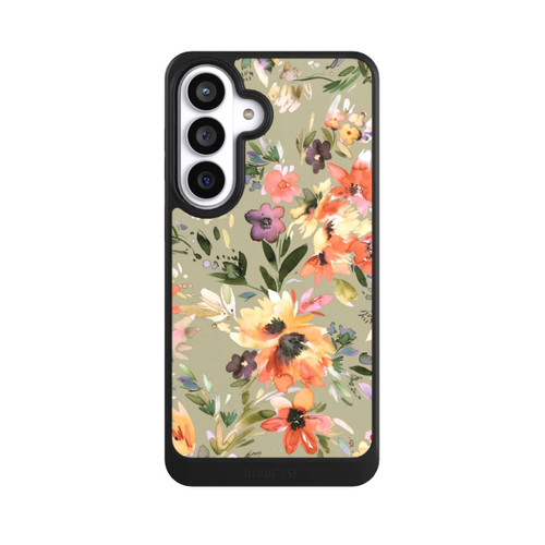 Samsung Galaxy S26+ NIVOcore Malerische tropische Blumen Salbeigrün