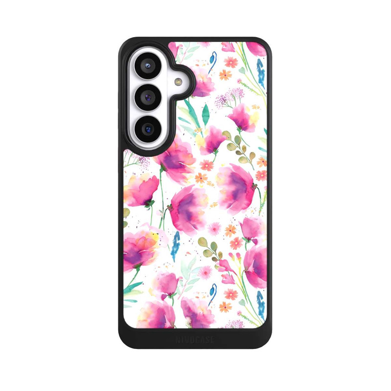 Galaxy S26+ NIVOcore Abstrakte Mohnblumen aquarell