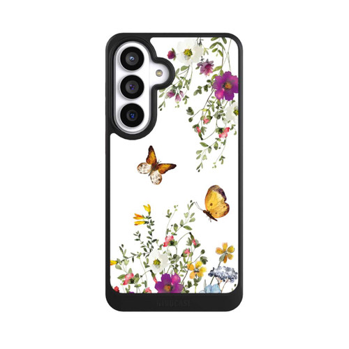 Samsung Galaxy S26+ NIVOcore Schmetterlinge und bunte Blumen