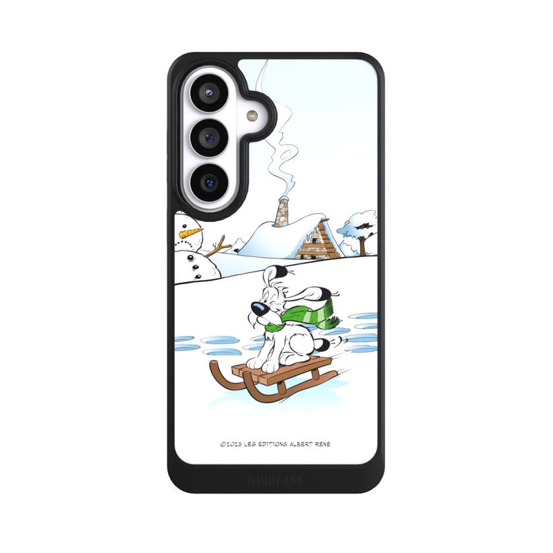 Galaxy S26+ NIVOcore Idéfix fait du traîneau