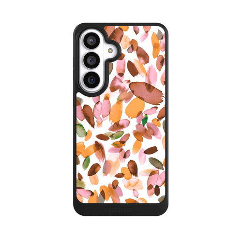 Samsung Galaxy S26+ NIVOcore Watercolor Petal Stains Orange