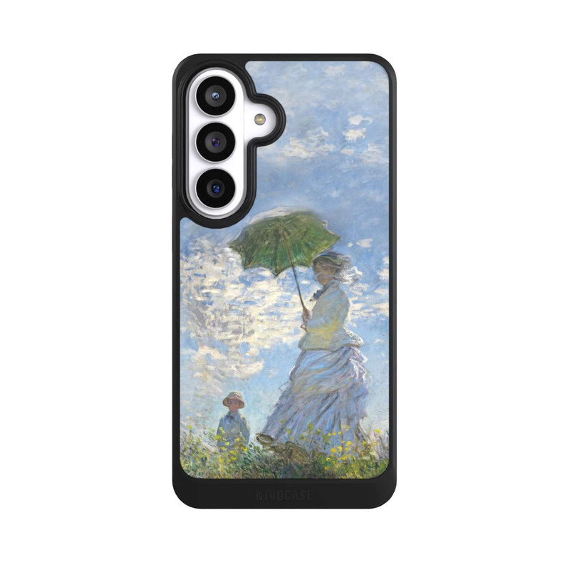 Galaxy S26+ NIVOcore Frau mit Sonnenschirm - Monet