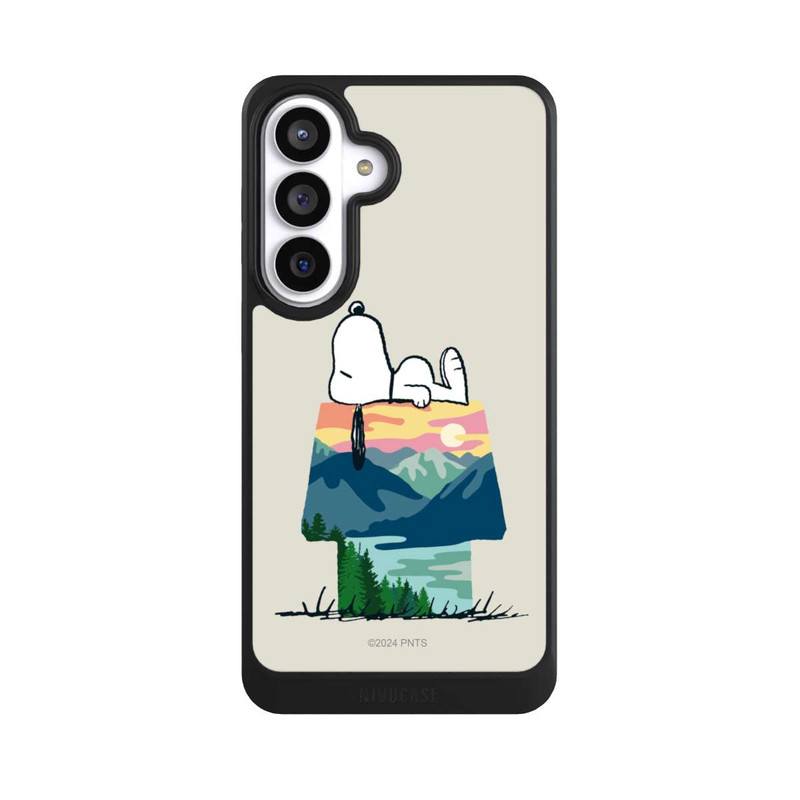 Galaxy S26+ NIVOcore Snoopy Camping Hütte