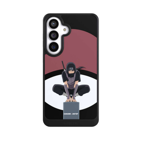 Samsung Galaxy S26+ NIVOcore Itachi Uchiha Symbol Schwarzer Hintergrund