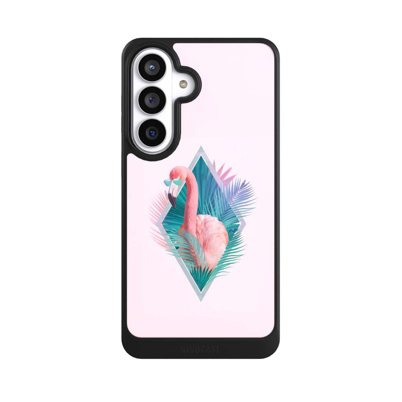 Galaxy S26+ NIVOcore Tropische Pflanzen Flamingo