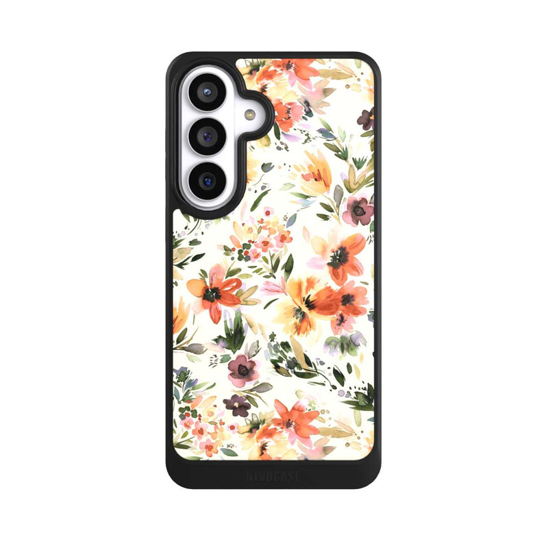 Galaxy S26+ NIVOcore Summer Artistic Flowers Ivory