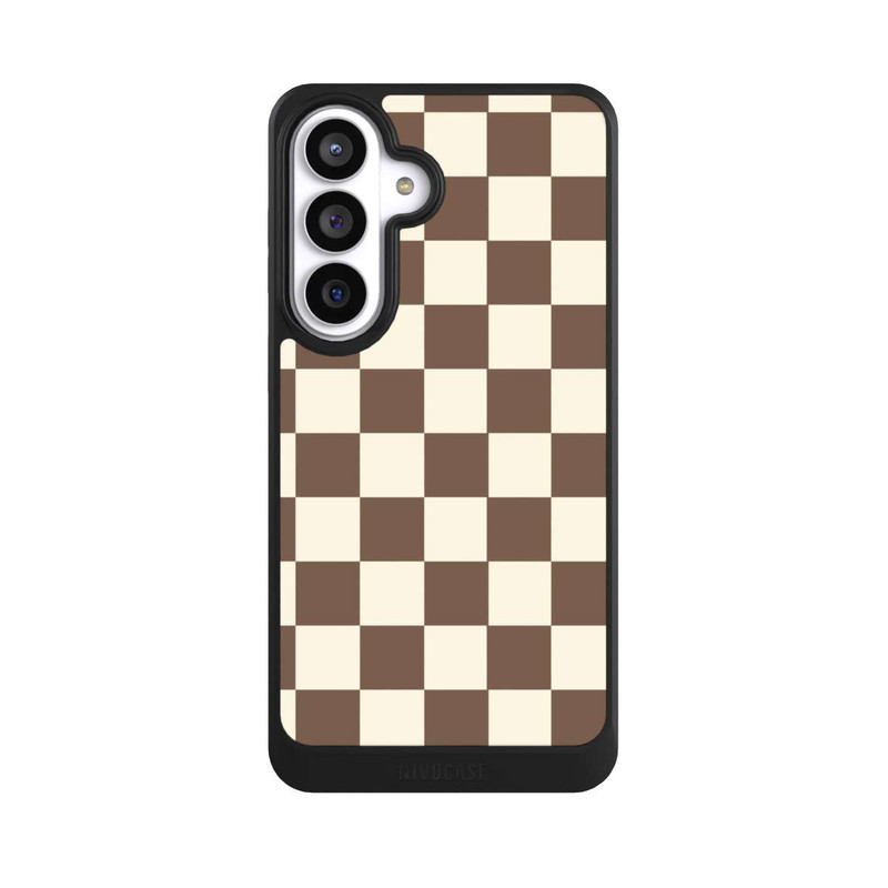 Galaxy S26+ NIVOcore Checkerboard brown