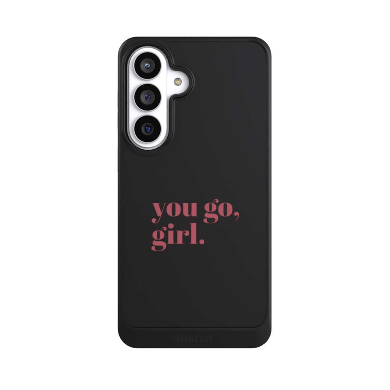 Galaxy S26+ NIVOcore You Go Girl Rosa Transparent