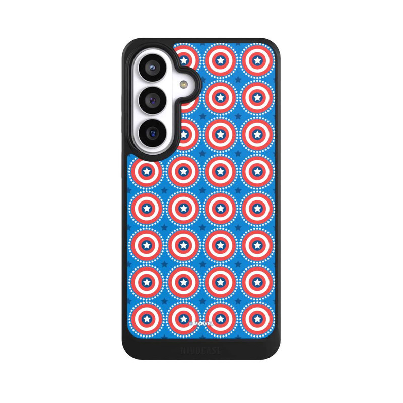 Galaxy S26+ NIVOcore Captain American Shield Pattern