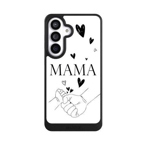 Samsung Galaxy S26+ NIVOcore Muttertag Line Art Hände Schwarz Weiß
