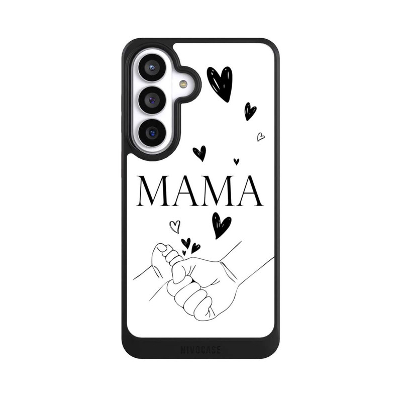 Galaxy S26+ NIVOcore Mothers Day Line Art Hands Black and White