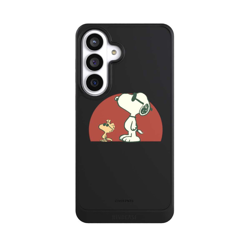 Galaxy S26+ NIVOcore Snoopy Woodstock Far Out transparent