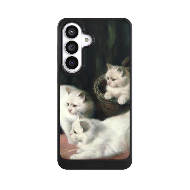 Galaxy S26+ NIVOcore Three White Angora Kittens