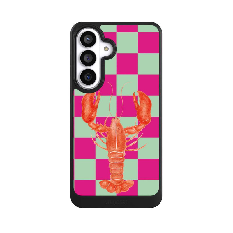 Galaxy S26+ NIVOcore Pink Checkers Lobster