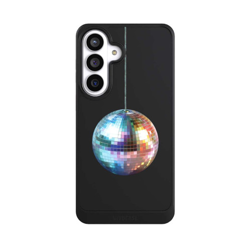 Samsung Galaxy S26+ NIVOcore Discokugel Party Blau Gold Transparent mit KI