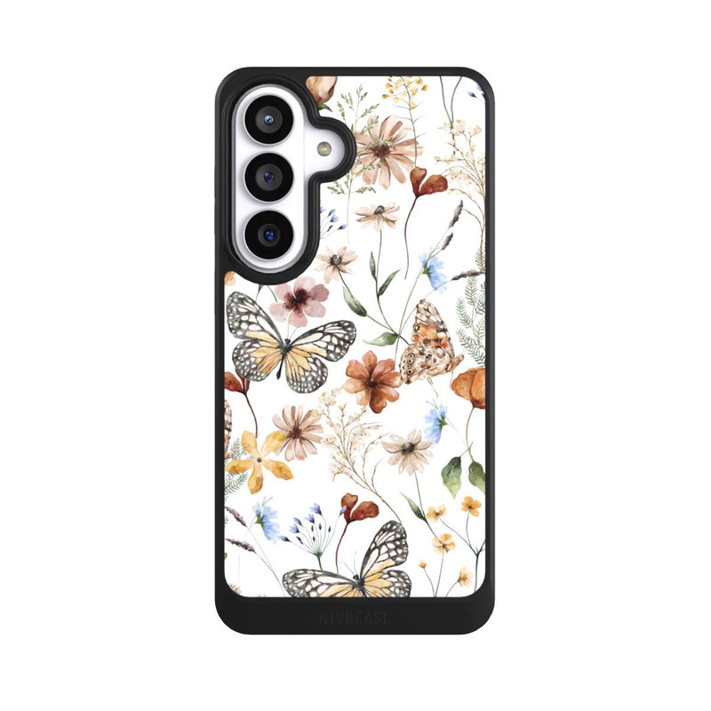 Galaxy S26+ NIVOcore Wildflowers and Butterflies Pattern