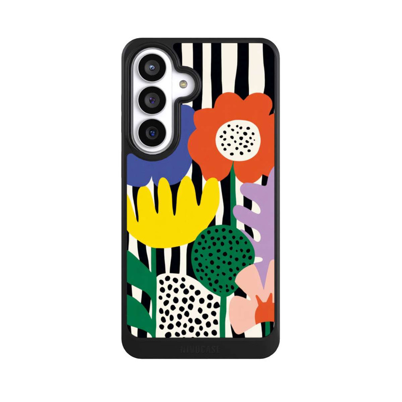Galaxy S26+ NIVOcore Flowers Striped Background