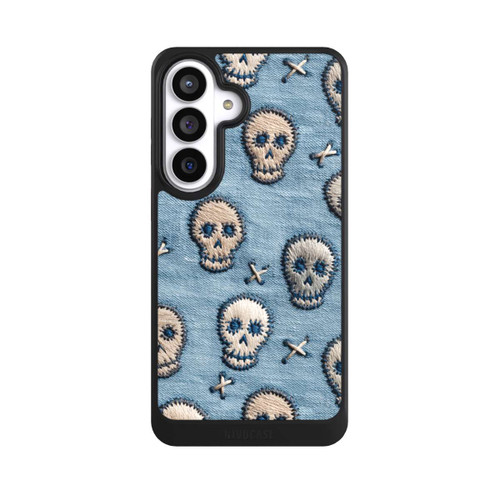 Samsung Galaxy S26+ NIVOcore Skulls on Jeans Pattern