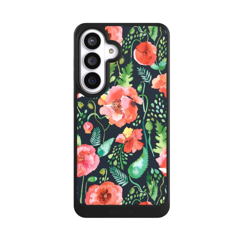 Galaxy S26+ NIVOcore Mohnblumen Dunkle Wildnis