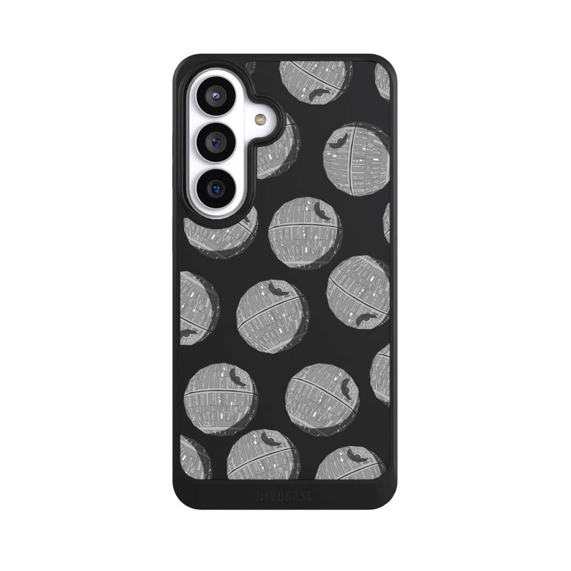 Galaxy S26+ NIVOcore death-star-pattern-transparent