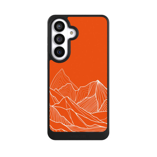 Samsung Galaxy S26+ NIVOcore Montain Contour Line Art Orange